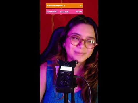 hoje é um bom dia para dormir em uma live de asmr!