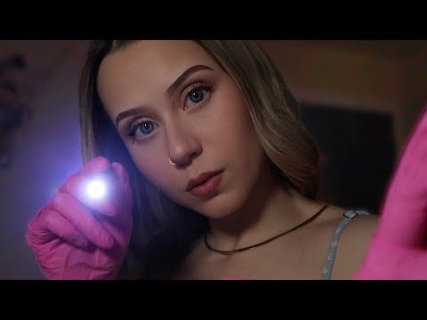 ASMR Closely Examining Your Face For Sleep