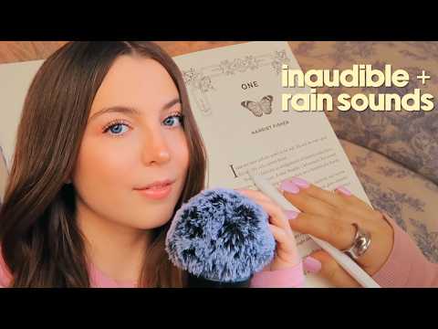 ASMR Inaudible Whispering You to Sleep on a Rainy Night 🌧️💙