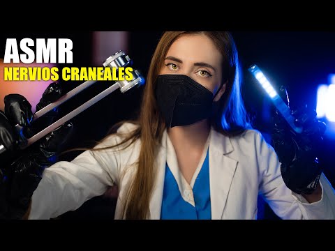 ASMR 4K NERVIOS CRANEALES Y PERIFÉRICOS | ASMR Español | Asmr with Sasha