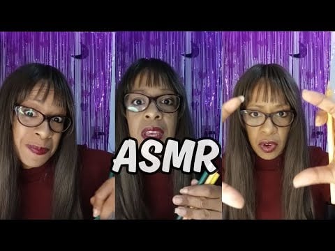 A ARTISTA FAZENDO SUA CARICATURA #humor  #asmr  #asmrroleplay