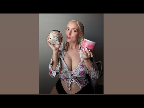 💐ASMR Bath and Body Works 💐 SPRING CANDLE HAUL🌸🌼🌺💐🌹✨