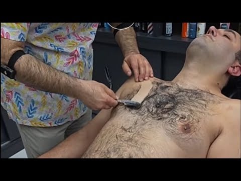 YOUR ASMR SLEEP FRIEND MUNUR ONKAN .HAIR AND BEARD TRIMMING, BACK AND SEAT MASSAGE AND SKIN CARE