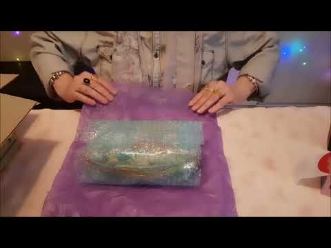 Asmr français, je prépare le petit colis de " Jessica "  avec de petits sons d'emballage 📦