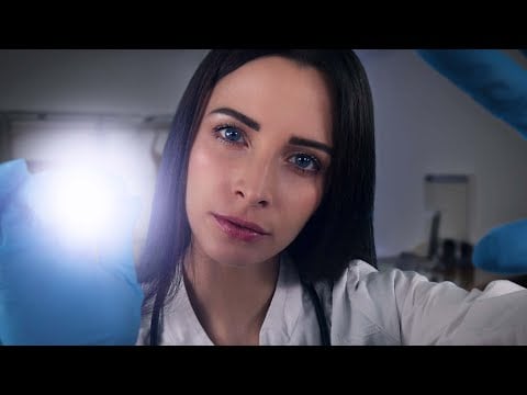 ASMR Deutsch Arzt Roleplay 👩‍⚕️ Augen und Reflex Arzt Check Up (German Medical ASMR Roleplay)