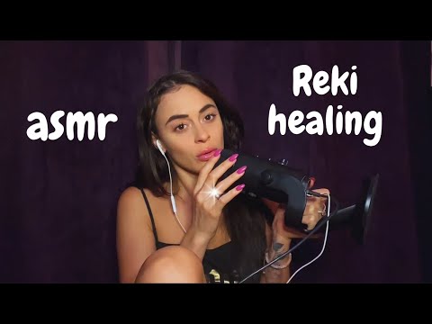 Reiki Healing ASMR with whispers and hand movements.