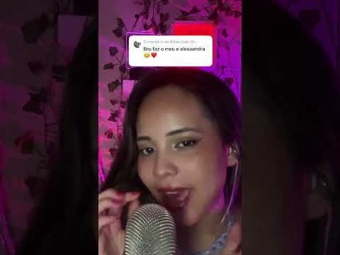 Asmr sussurrando nome