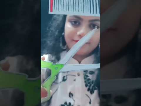 ASMR Doing Your Haircut With Paper Products 💇 #asmrshraboni #asmr #shorts #asmrhaircut