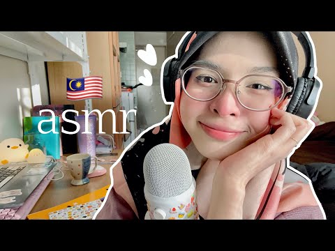 ASMR IN MALAY 🇲🇾 | PURE CLOSE-UP WHISPERING AND RAMBLES💗😙 (chit chat with me!)