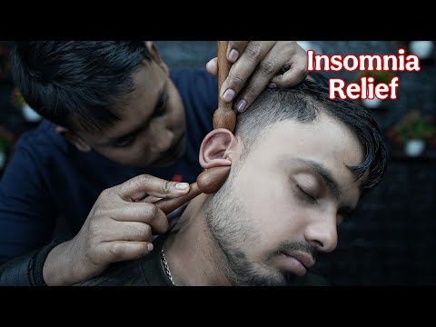 Wood Stick ASMR | Head Massage for Insomnia Relief | Calming Anxiety with Tapping & Scratching ASMR