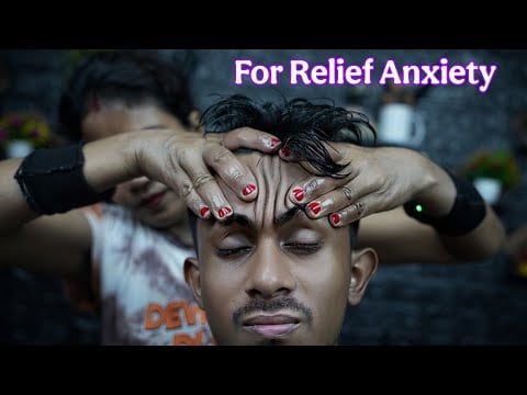 Stress Melter: Indian Lady Barber's Head Massage for Anxiety & Deep Sleep ASMR