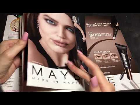 TRACING & THUMBING THROUGH A COSMO MAGAZINE  (NO TALKING) (ASMR)