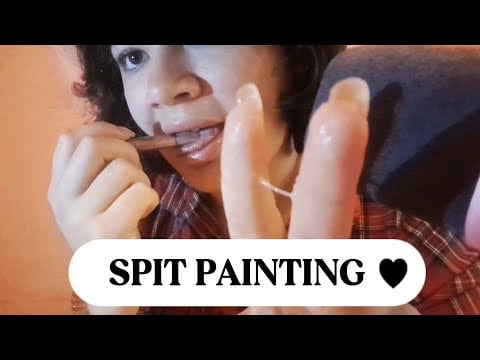 ASMR | Te Pinto tu Carita con Mi S A L I V A 💧 (Spit Painting) | Soft Spoken