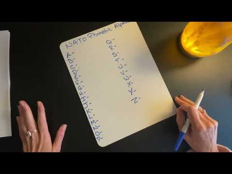 Let’s Memorize the NATO Phonetic Alphabet ~ Regular Voice ASMR