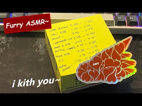 [Furry ASMR] Valentine’s Kisses from your Protogen~