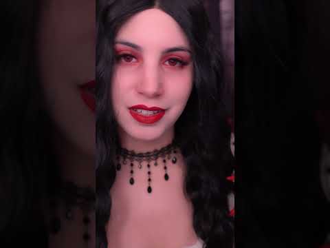 #ASMR Vampira te ayuda a dormir ✨ #asmrsounds #asmrvisual #asmrmouthsounds  #asmrroleplay