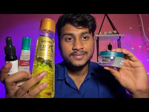 ASMR Let Me Melt Your Stress 💆 Relaxing Skincare, Head & Face Massage for Sleep 😴