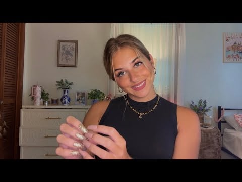 ASMR Pure Long Nail Tapping and Mic Scratching ☀️ Whispering