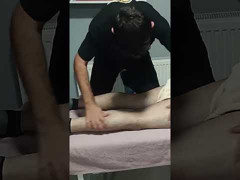 HAMSTRING AND FEET VERY RELAXING MASSAGE #satisfying #relaxing #asmr #shorts #massage