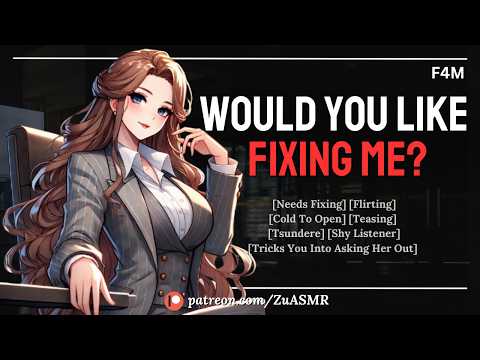 Cold Tsundere Coworker "Hates" You, Then Boldly Flirts |F4M| teasing| enemies to lovers| fdom | ASMR