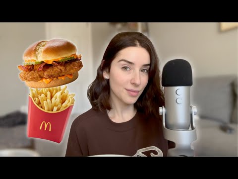 ASMR | Trying McDonalds Buffalo Ranch McCrispy