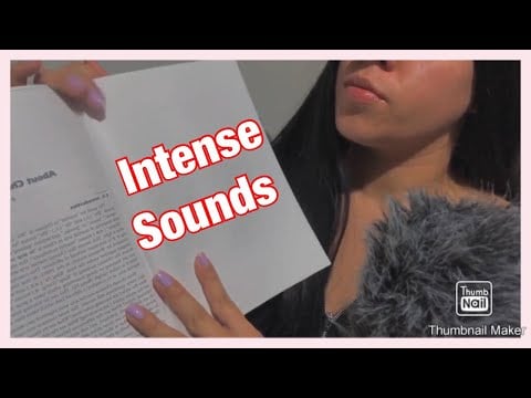 ASMR || Book tapping and page flipping 📚