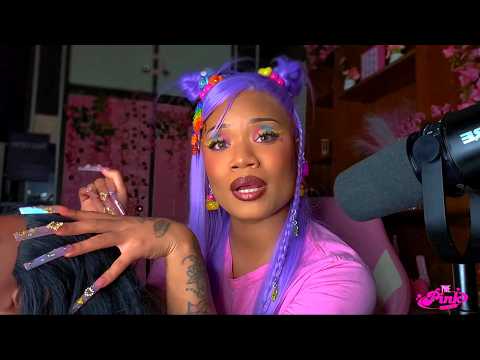 ASMR ~ Ghetto Hairstylist Does Your Hair ( 2 HOURS Of Tingly Hairplay And Gossip)