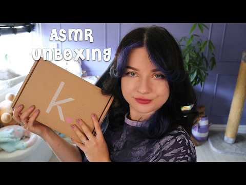ASMR Korean Skincare Unboxing 😴 Sleepy Tapping Sounds & Whispers