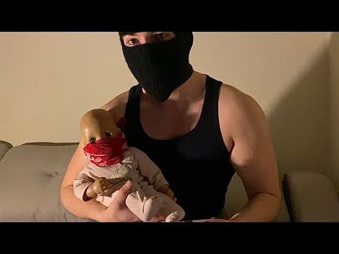 ASMR Burglar and baby burglar rob you