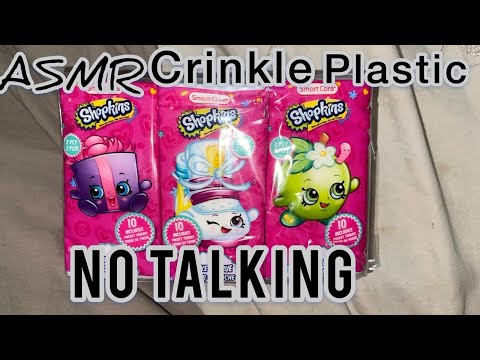 ASMR * Crinkle Sounds Only! * Plastic Crinkling * No Talking * -  🎧 Crinkly Packaging