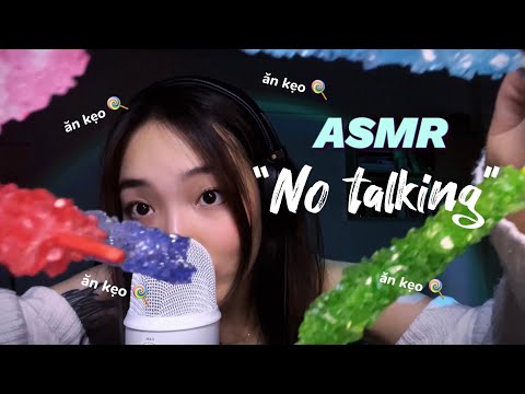 ASMR // Ăn Kẹo Pha Lê!🍭💎 - no talking🤫, mouthsound, nails tapping, eating, CRUNCHY...| Deadzonnne