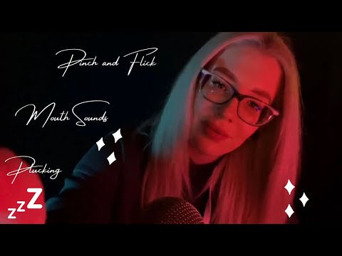 Karuna Satori ASMR Plucking Compilation | Pinch and Flick, Tingly Mouth Sounds & Hand Movements