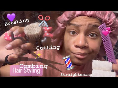 ASMR - Combing & Styling Your Hair