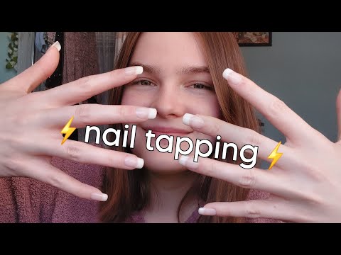 FAST AND AGGRESSIVE NAIL TAPPING AND RUBBING ASMR