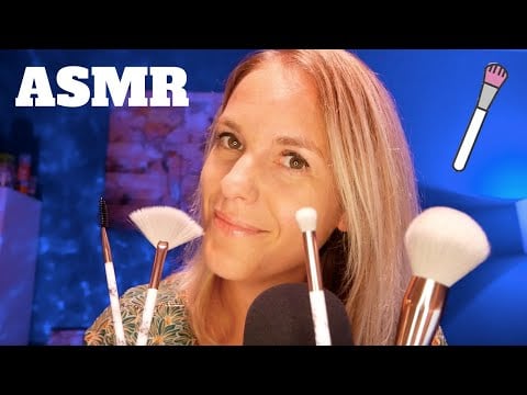 ASMR FR 🖌️ Des pinceaux pour du visuel et du mic scratching