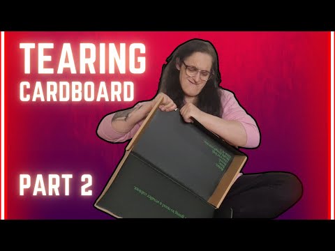 ASMR Ripping/Tearing Cardboard Boxes (Talking, Whispering, Ripping) PART 2