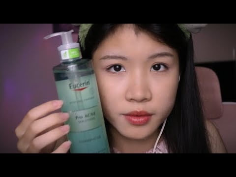 ASMR Roleplay skincare cho em gái mới đi chơi về siêu thư giãn