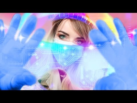 📡 Futuristic SCI FI ASMR Cranial Nerve Exam 🧠 Affirmation Implant Brain Surgery (Cinematic)