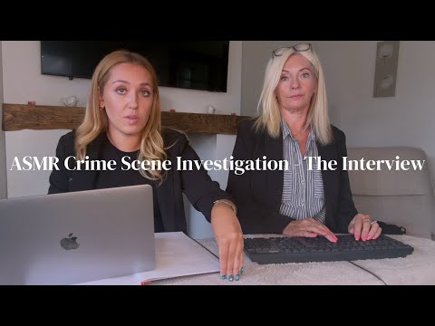 ASMR Crime Scene Investigation - Interviewing/Investigating You