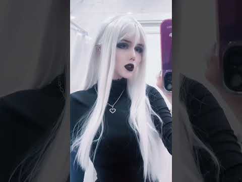 Gothic elf 🤍🖤 Cosplay #animecosplay #cosplay #cosplayer #anime #cosplaygirl