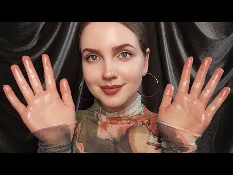 ASMR Oil Face, Neck and Back Massage