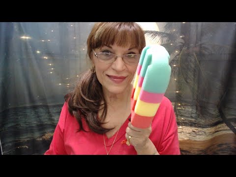 ASMR HABLANDO CON ESTE HELADO DE MAMEY, MANGO, FRESA Y MENTA.