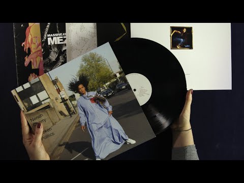 My Tiny Vinyl Collection | ASMR  (soft spoken rambling, tracing)