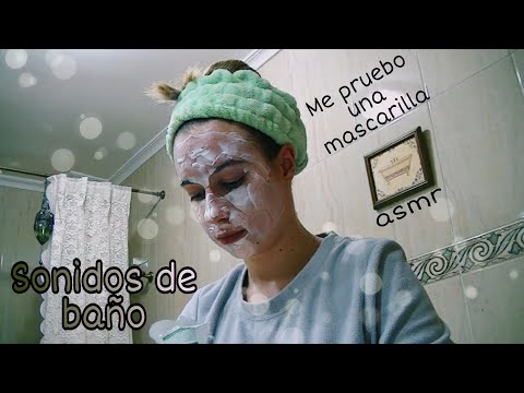 ASMR - Me pruebo una mascarilla - Sonidos de baño para dormir - Pau ASMR