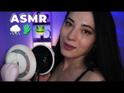 ASMR Per Staccare da Tutto (Temporale ⛈️ Latex Gloves 🧤Frog 🐸)