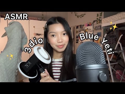 ASMR| Same Triggers, Different Mic(3dio vs blue yeti)