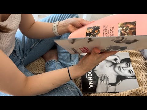 ASMR Page Turning, Medium Pace, minor Whispering
