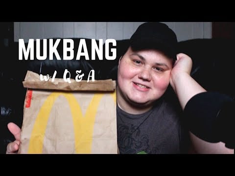 ASMR McDonald's Mukbang (+ Q&A)