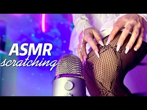 ASMR скретчинг по одежде, колготкам, туфелькам👠✨таппинг| звуки рта | fast asmr