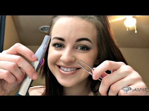 ASMR Eyebrow Grooming